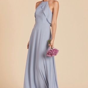 NEW Birdy Grey Floor Length Halter Dress
